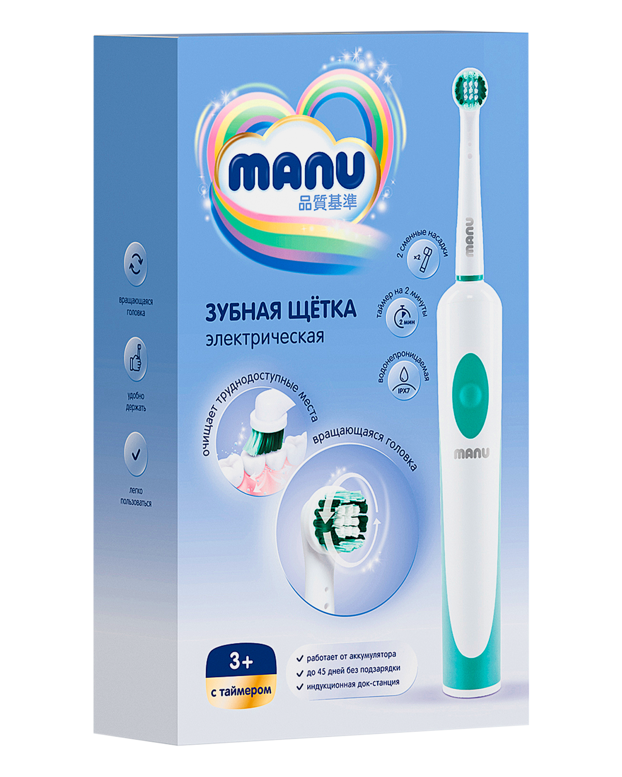 Зубная щетка электрическая MANU - фото 7