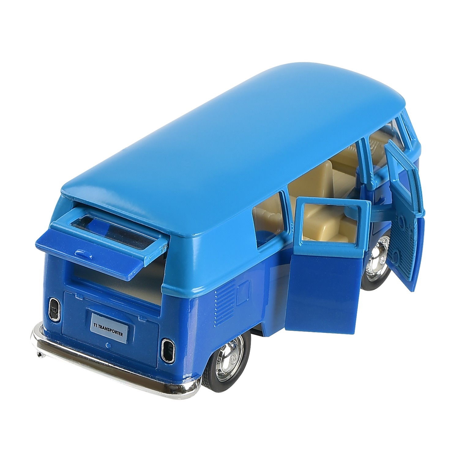Автобус Uni-Fortune Volkswagen Samba bus Transporter 1:32 554025M(K) - фото 6