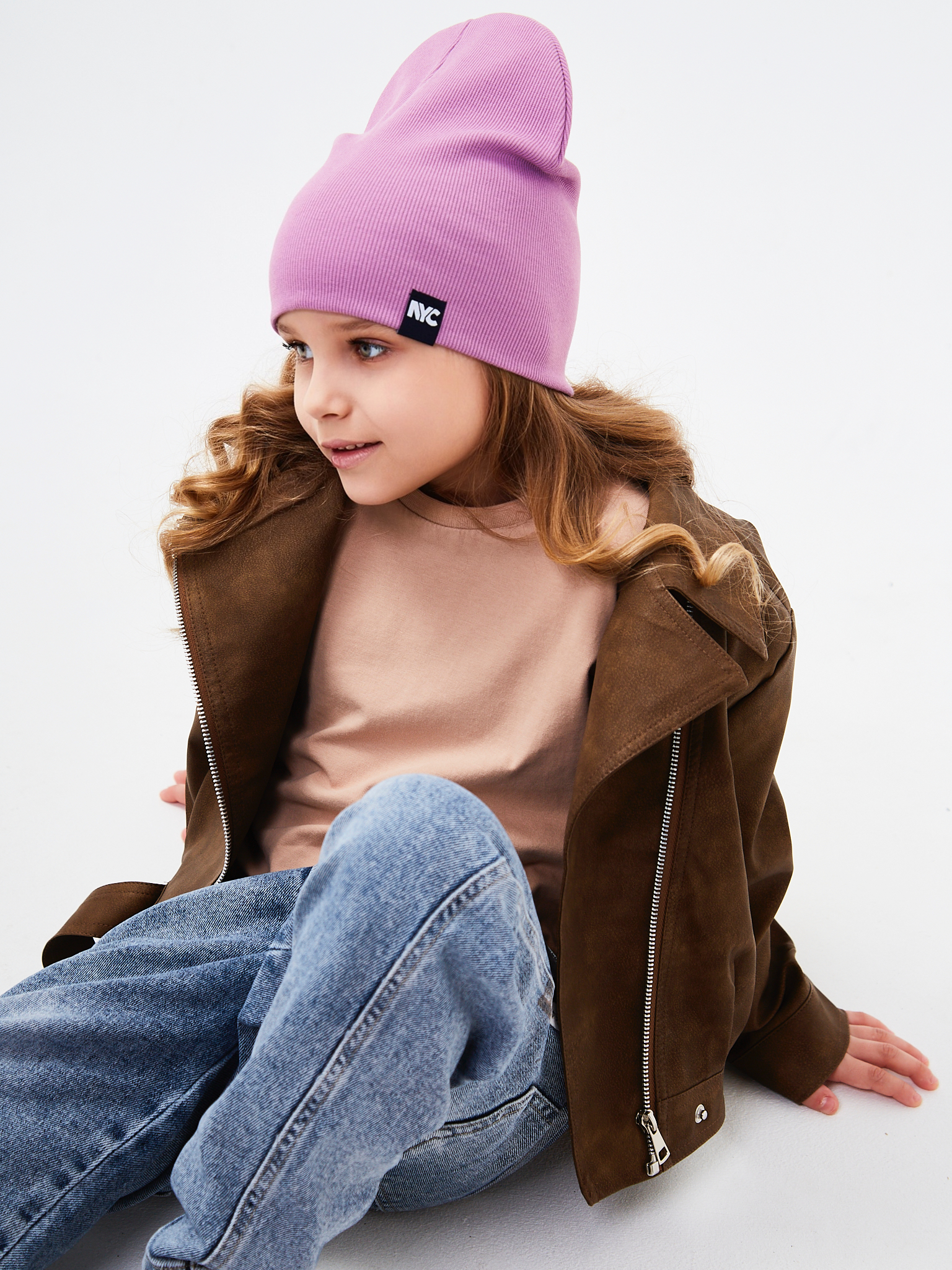 Шапка NYCkids NYC-H-069-KashG-purp - фото 14