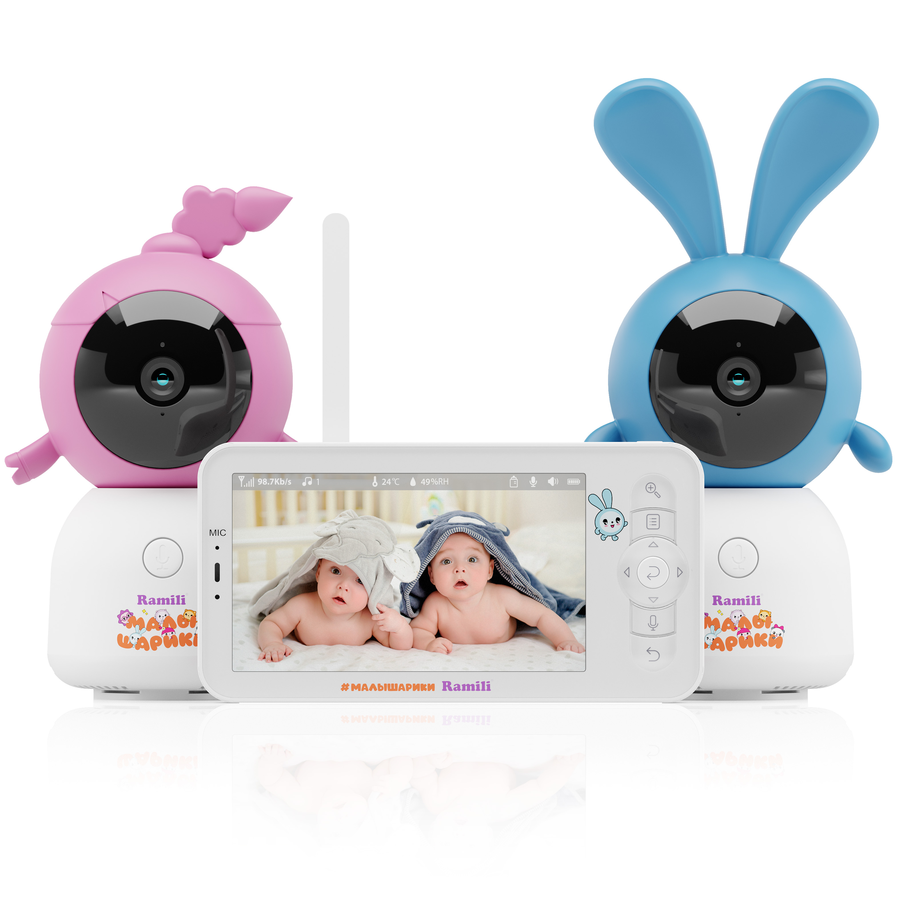 Видеоняня Ramili Малышарики Нюша и Крошик - фото 14