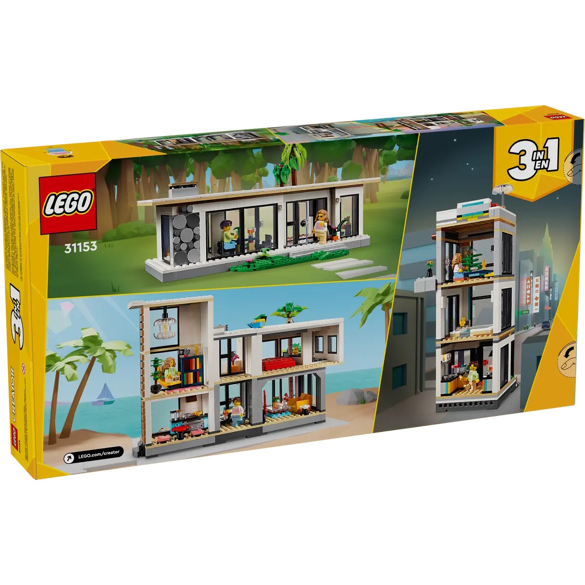 Конструктор LEGO Creator Современный дом блочный - фото 8