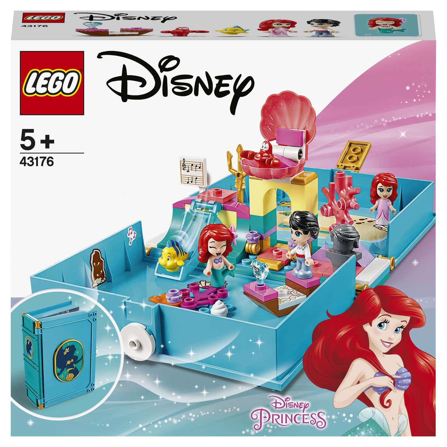 Конструктор LEGO Disney Princess Книга приключений Ариэль блочный - фото 2