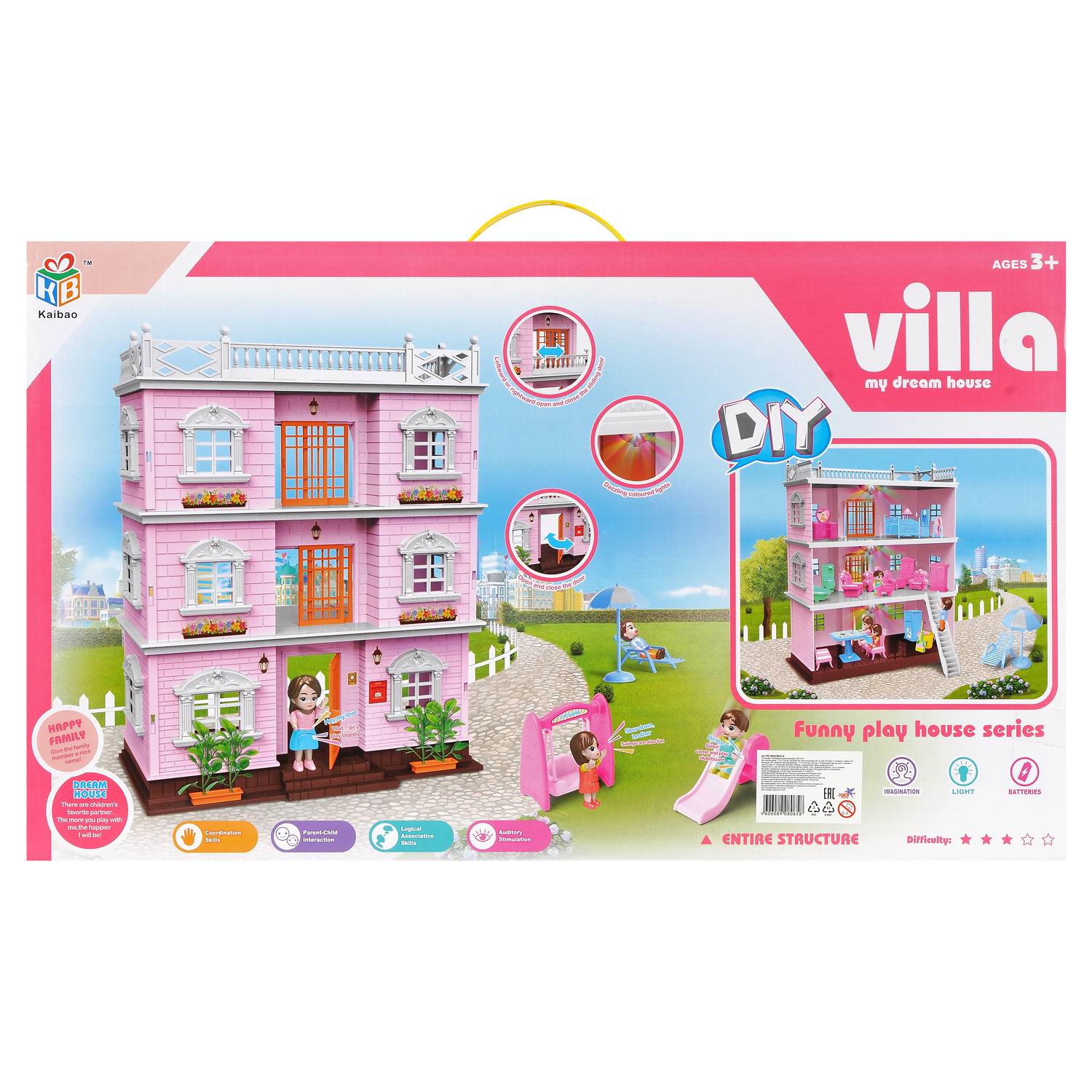 Домик для кукол Junfa 45 см WK-C8890 - фото 3