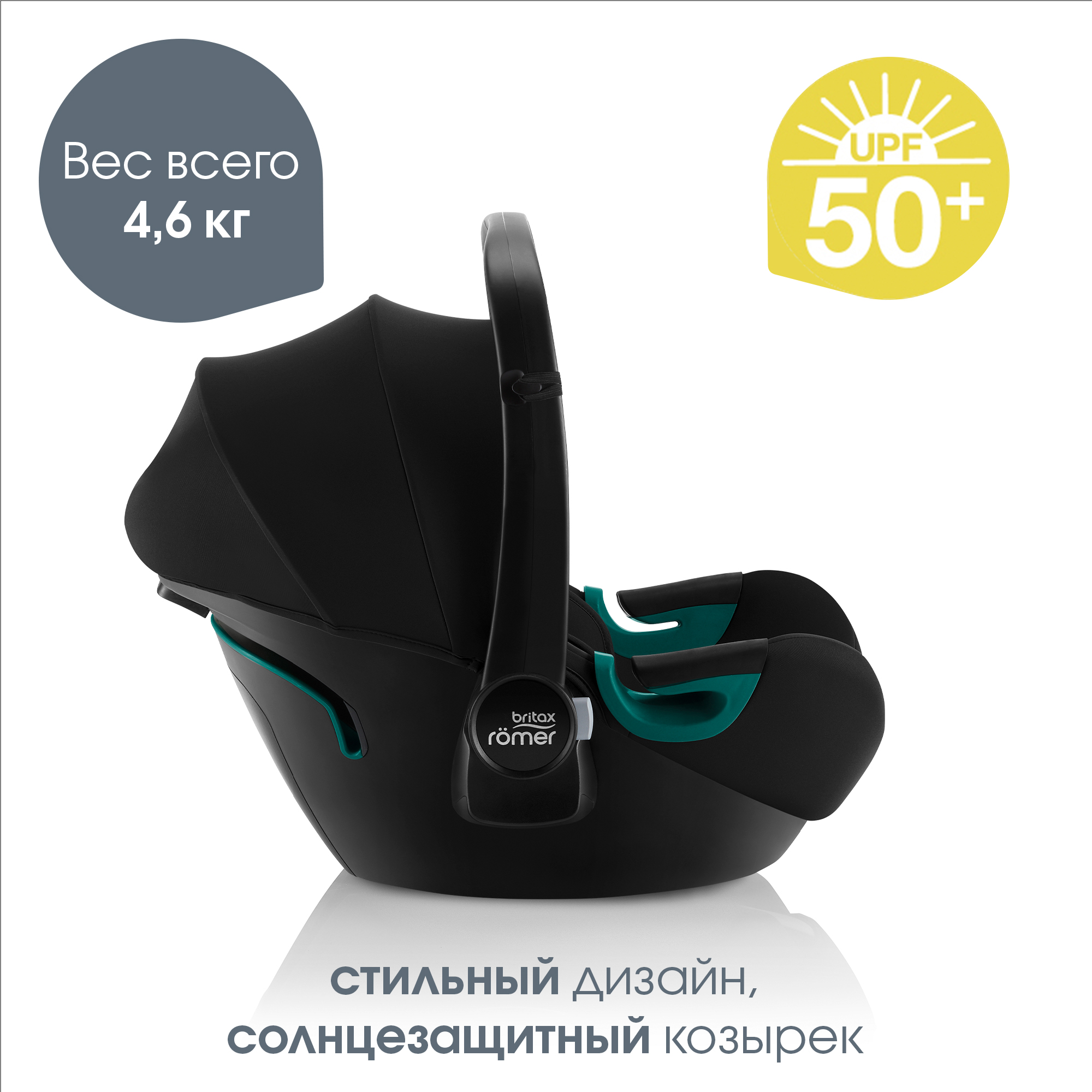 Автокресло Britax Roemer Baby-Safe Space Black 0 (0 -13 кг) - фото 5