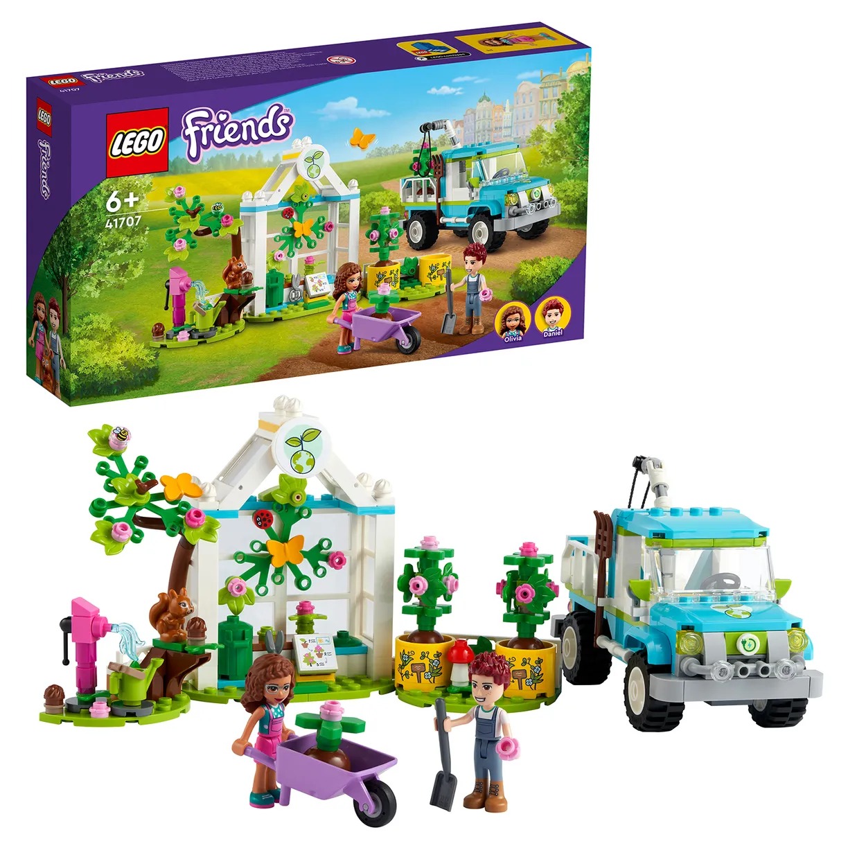 Конструктор LEGO Friends Машина для посадки деревьев 336 дет. - фото 1