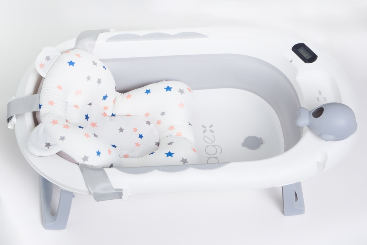 Ванночка agex с матрасиком серый - фото 10