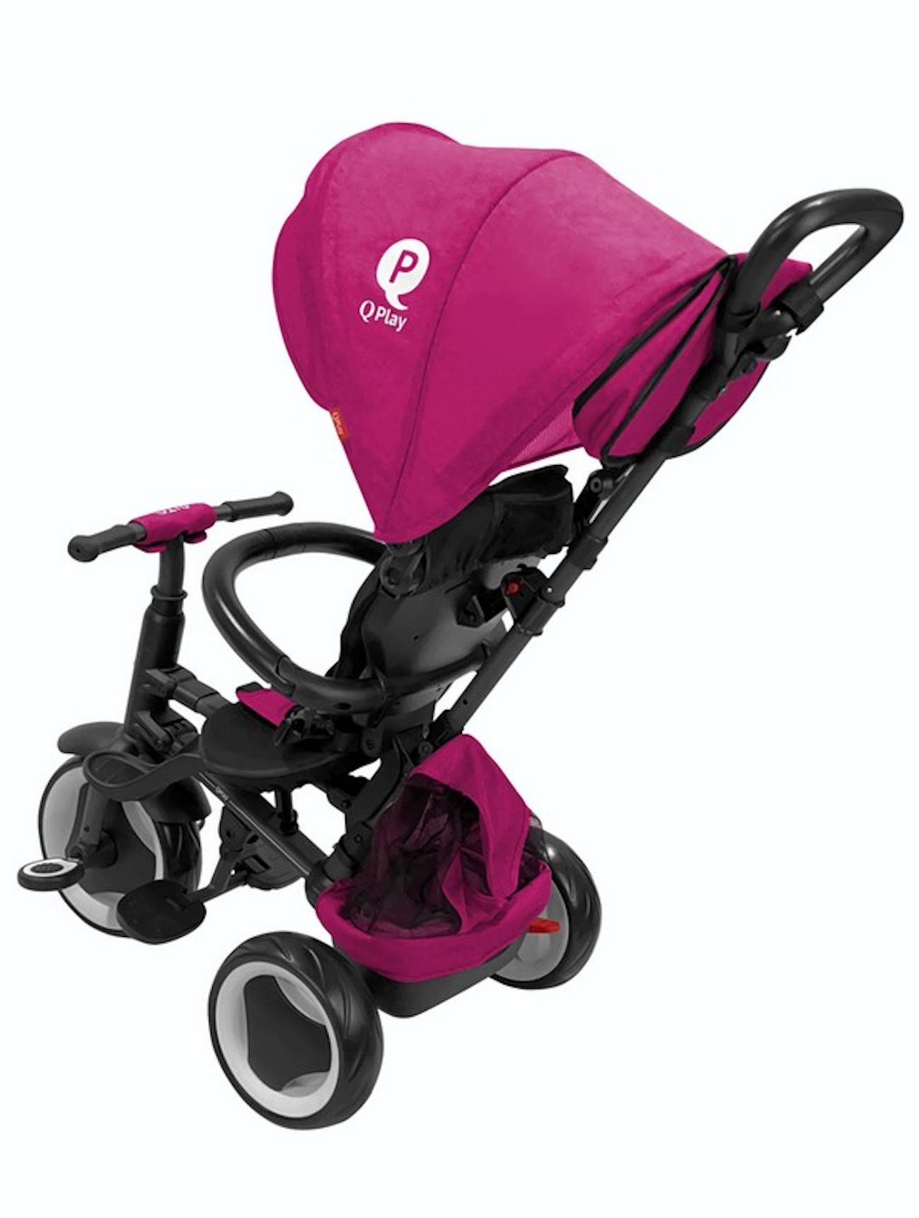 Трехколесный велосипед Q-Play 10 дюймов - фото 5