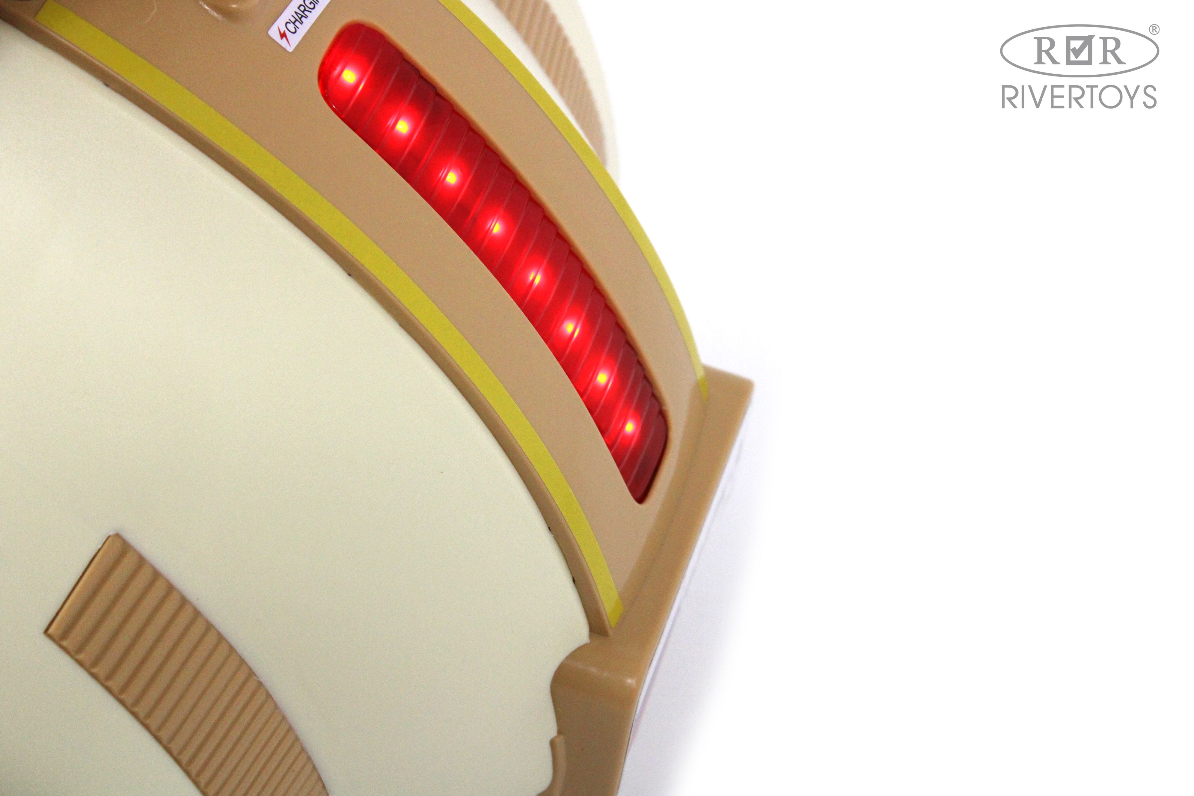 Электромобиль RIVERTOYS K444PX-A-BEIGE - фото 7