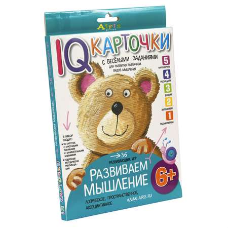 Карточки с веселыми заданиями Айрис ПРЕСС Развиваем мышление 6+