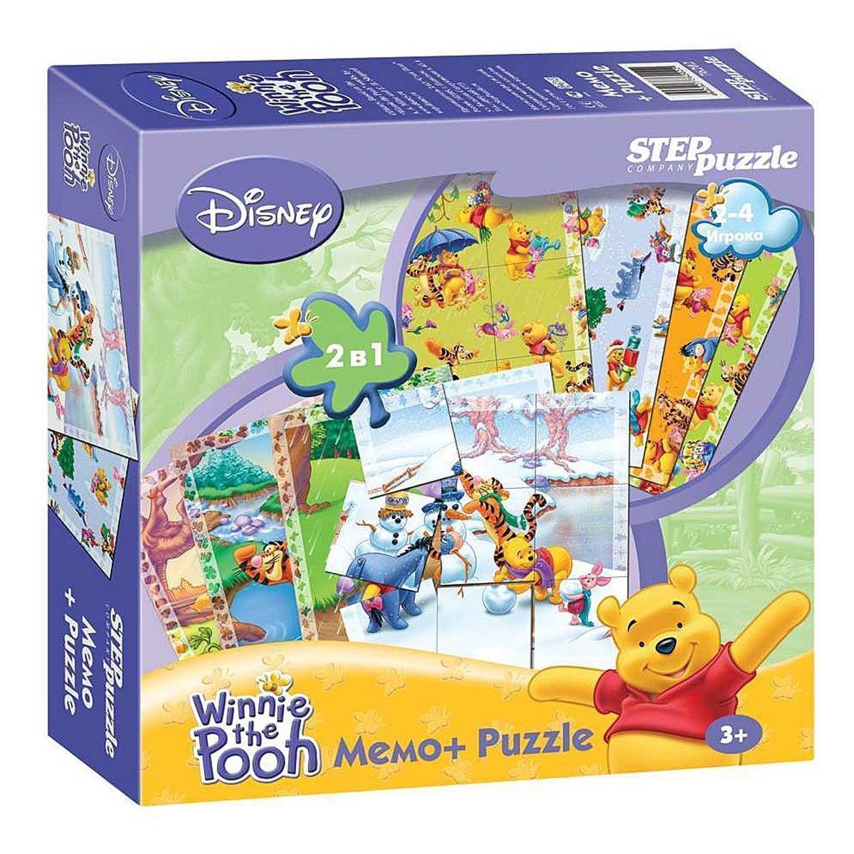 Настольная игра Step Puzzle Мемори Игра 2 в 1 Мемо+пазл - фото 1