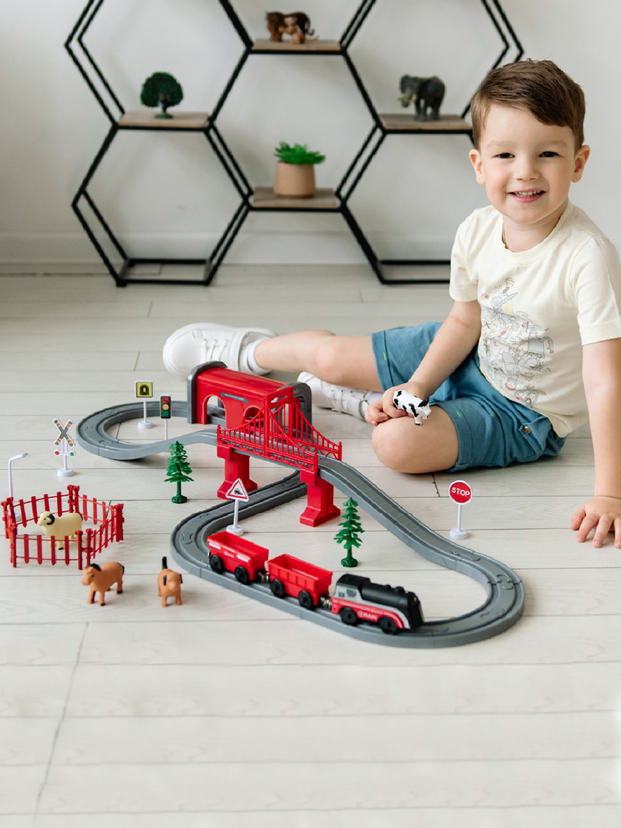 Набор железнодорожный Givito G211-022 - фото 2