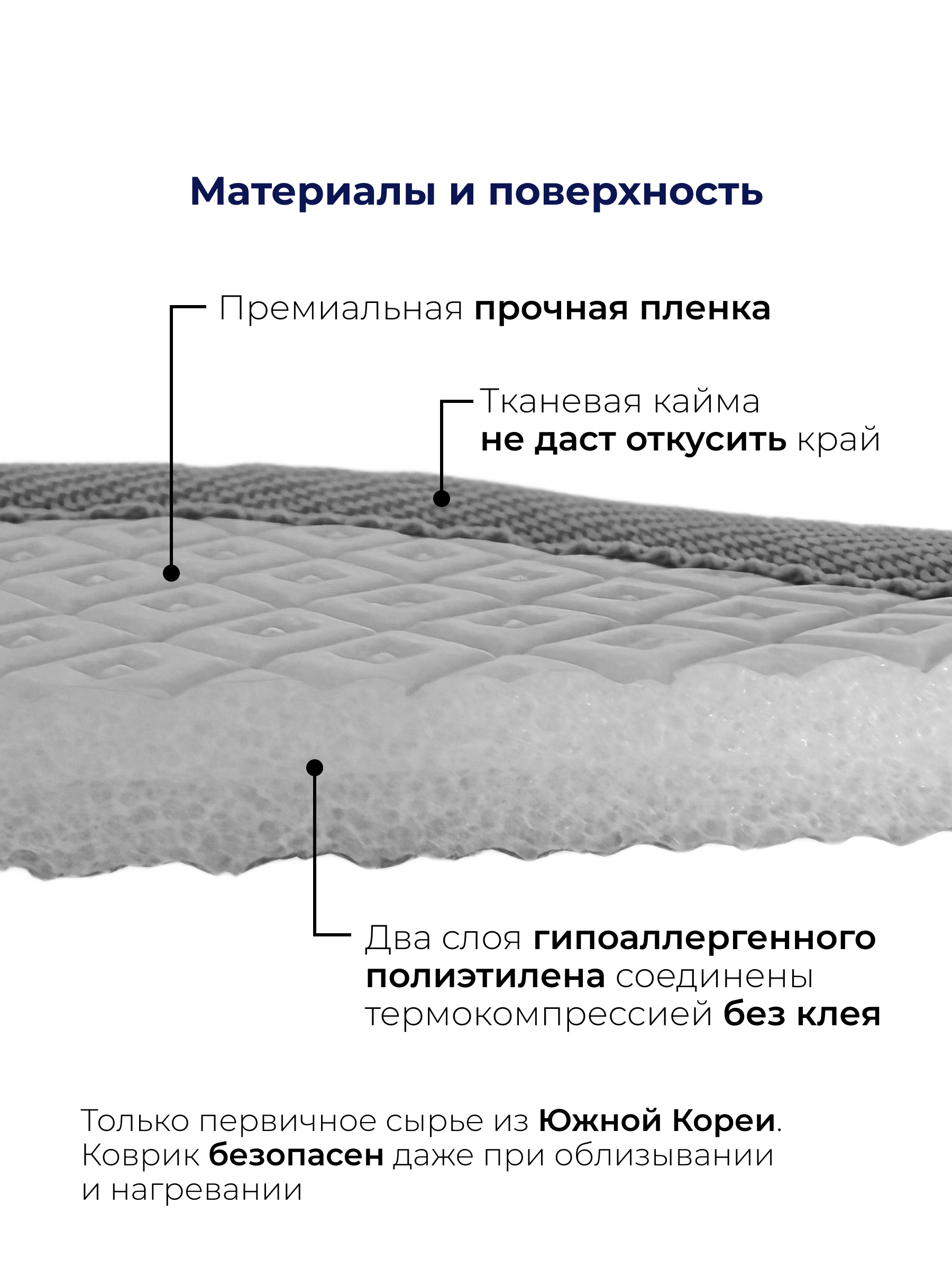 Ковёр прикроватный Parklon Мишки-зайки/Елочка 150 x 200 см - фото 4