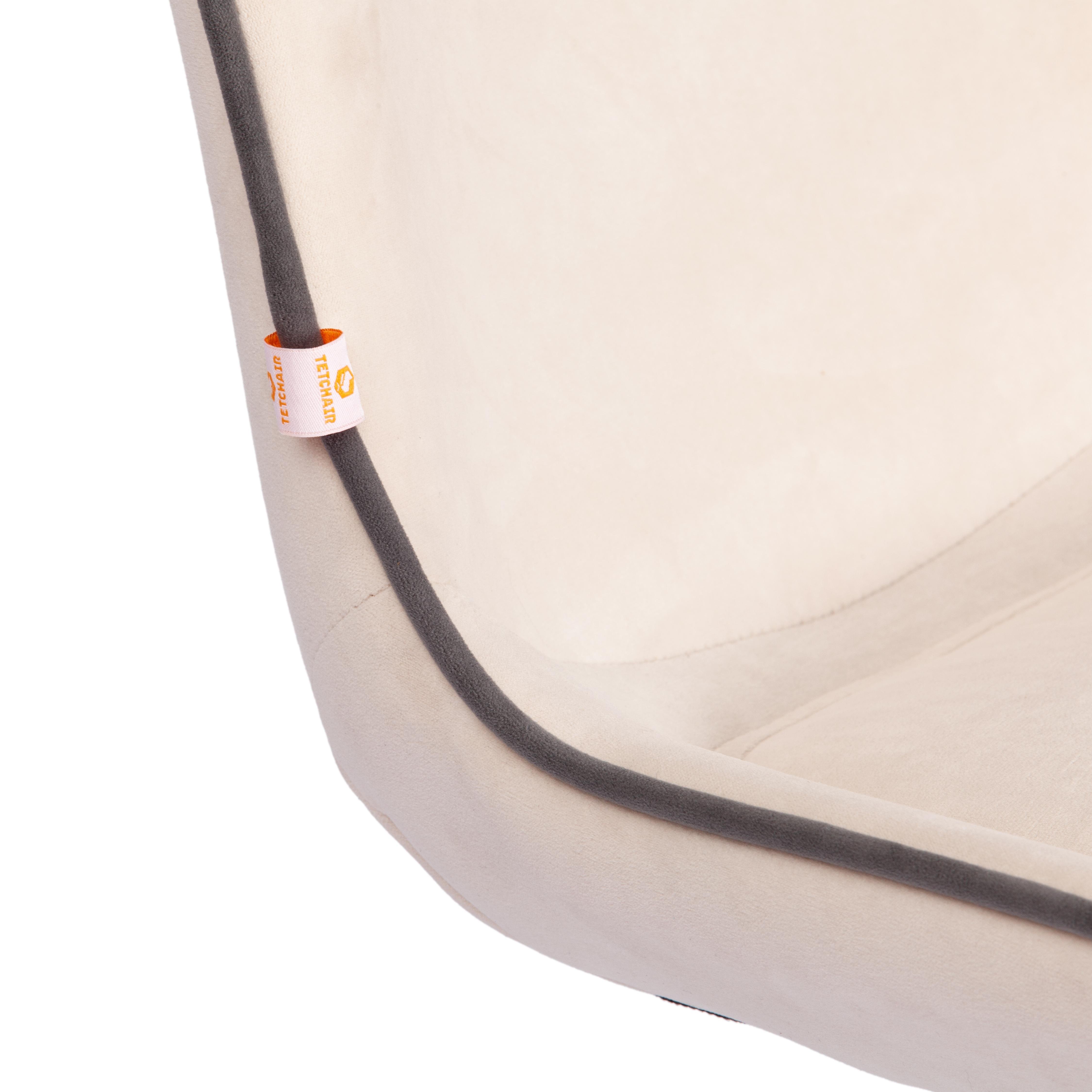 Компьютерное кресло TETCHAIR флок молочный - фото 11