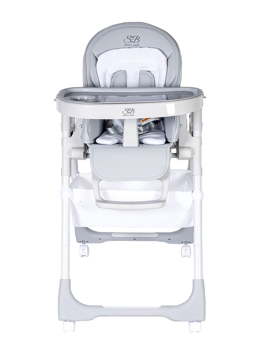Стульчик для кормления Sweet Baby City Light Grey серый - фото 13