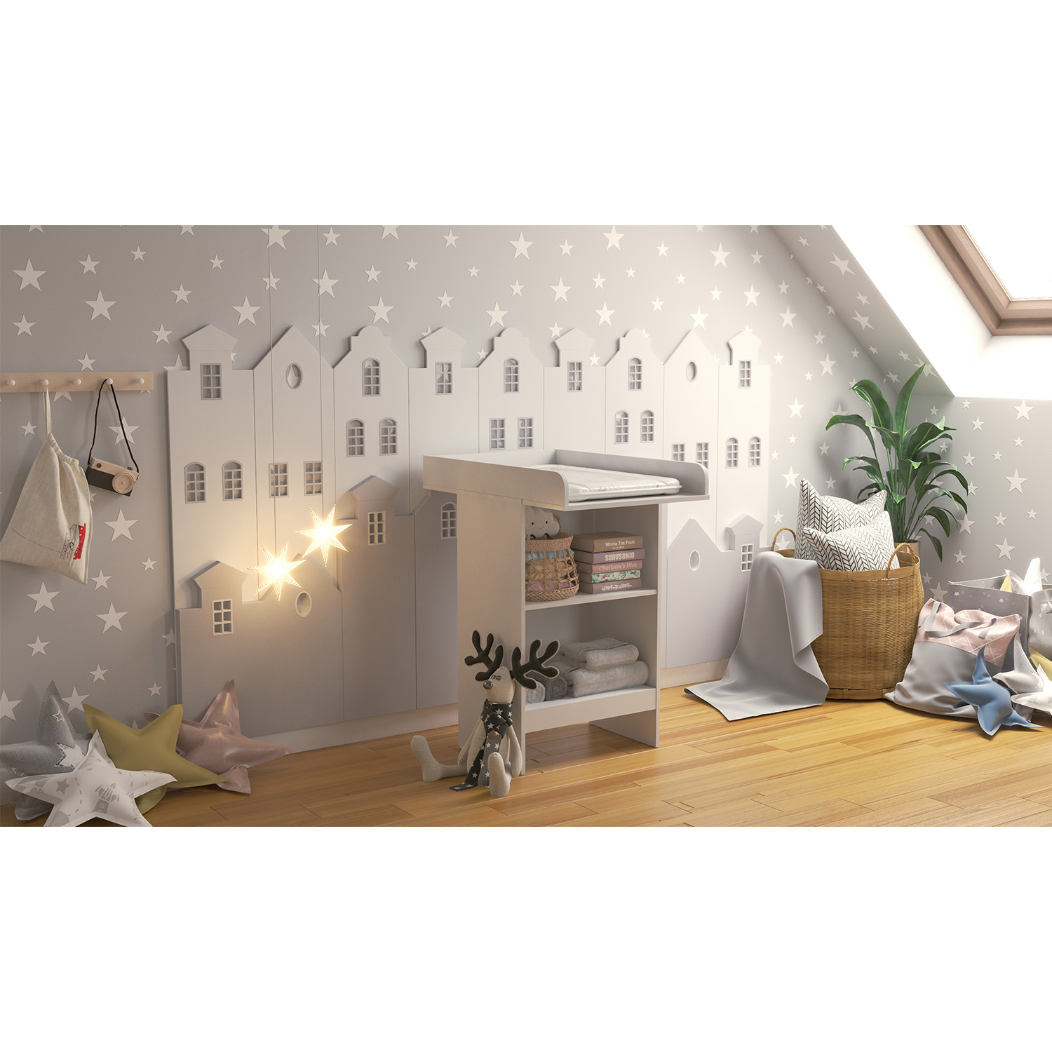 Комод Polini kids Simple 1260 Белый - фото 11