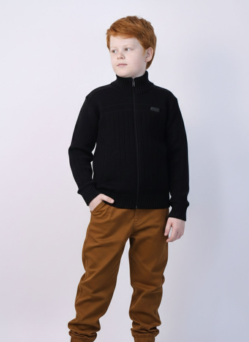 Кардиган AS TEKS VIT-001/ черный - фото 1