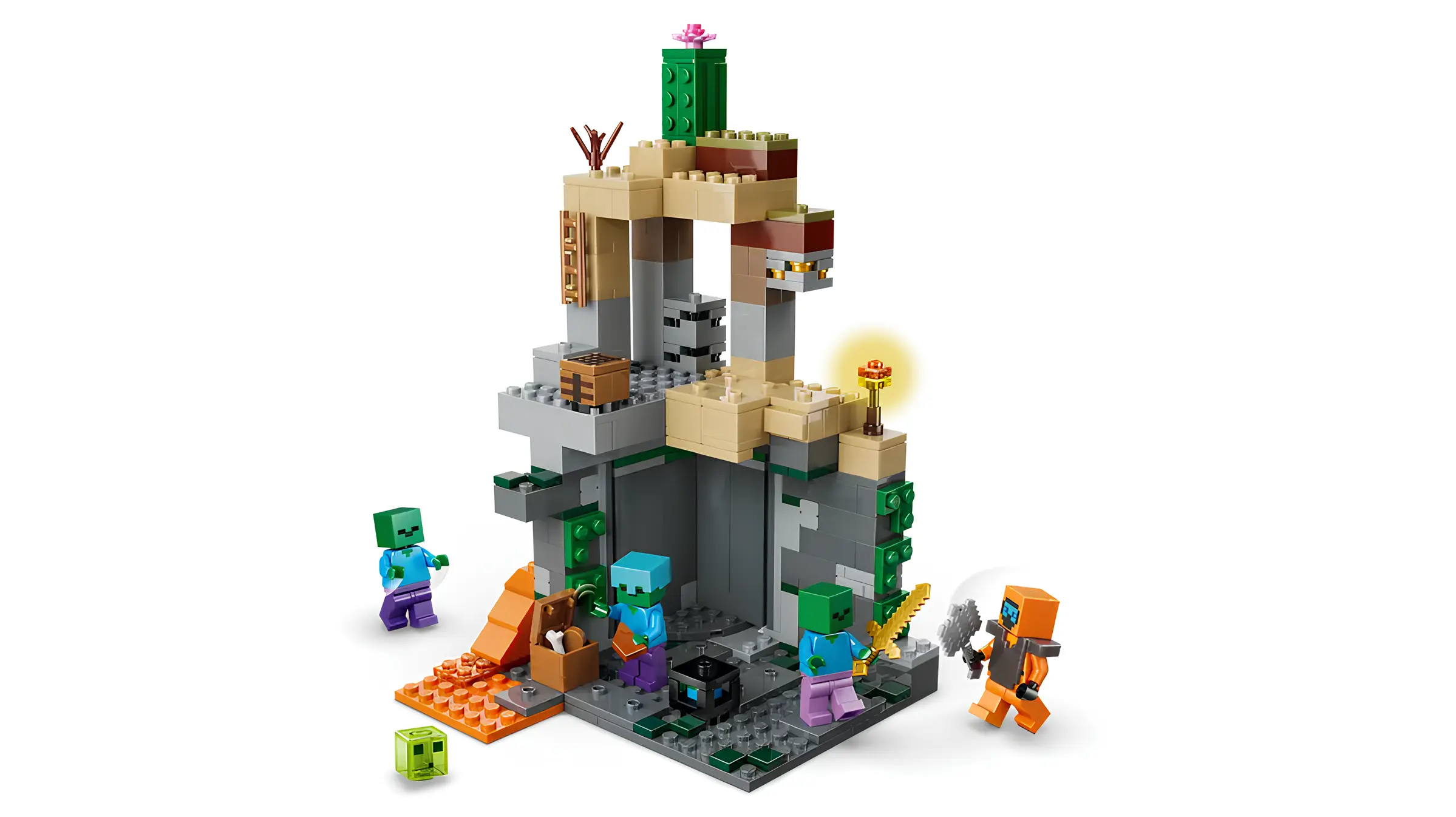 Конструктор LEGO Minecraft 21587 Подземелье зомби - фото 5