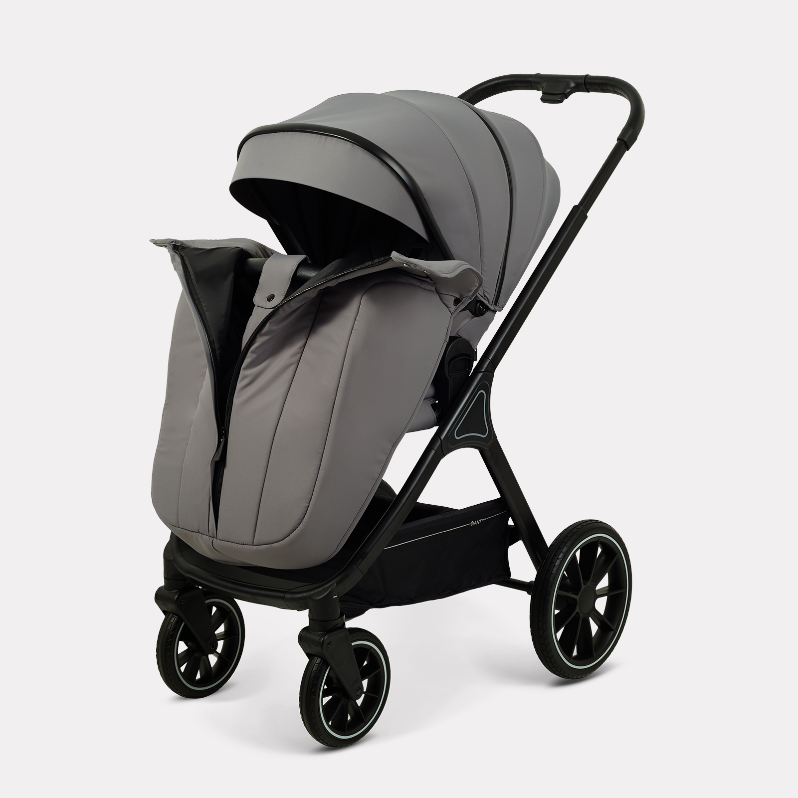 Коляска 2в1 Rant Basic Terra 2в1 серый - фото 8