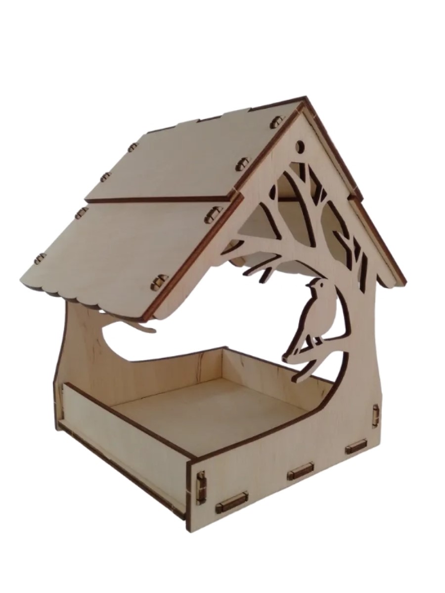 Сборная модель FOFA Кормушка для птиц Скворец ST0204 - фото 4