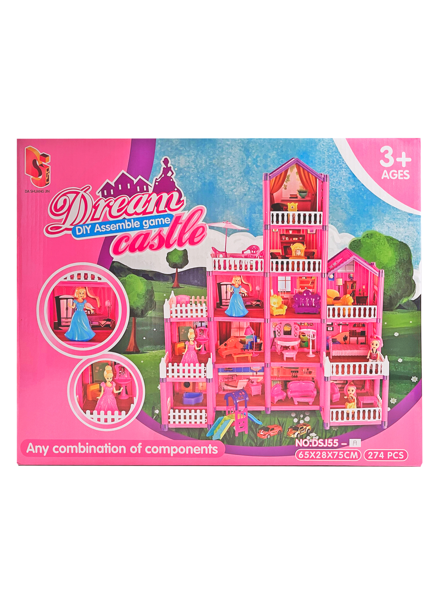 Домик для кукол SHARKTOYS 1690000004 - фото 6