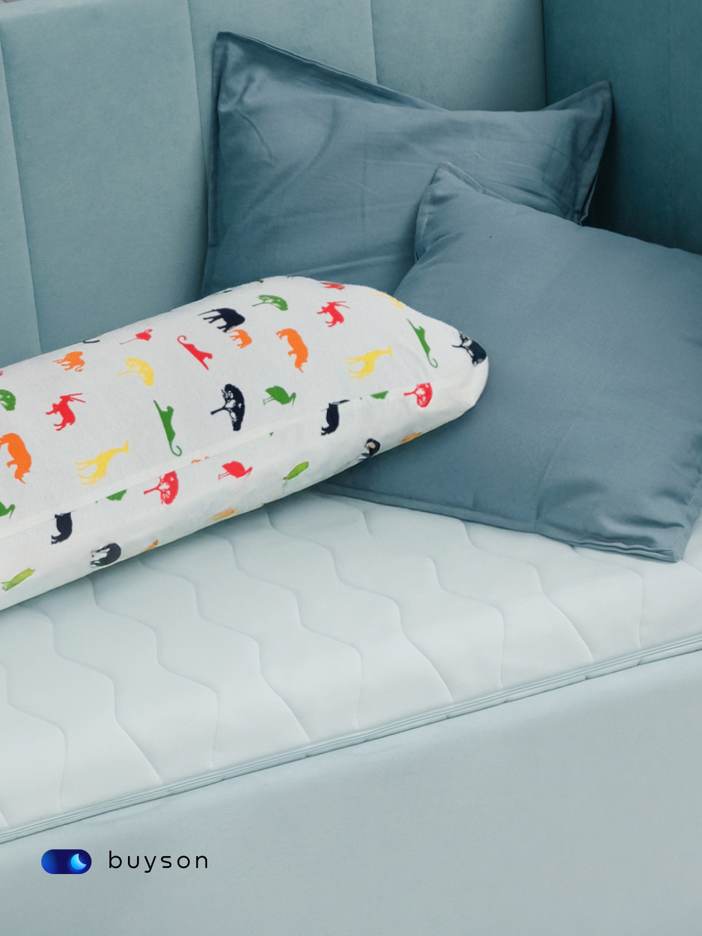 Чехол на подушку buyson BuyComfy на подушку для беременных 35 x 160 см - фото 8