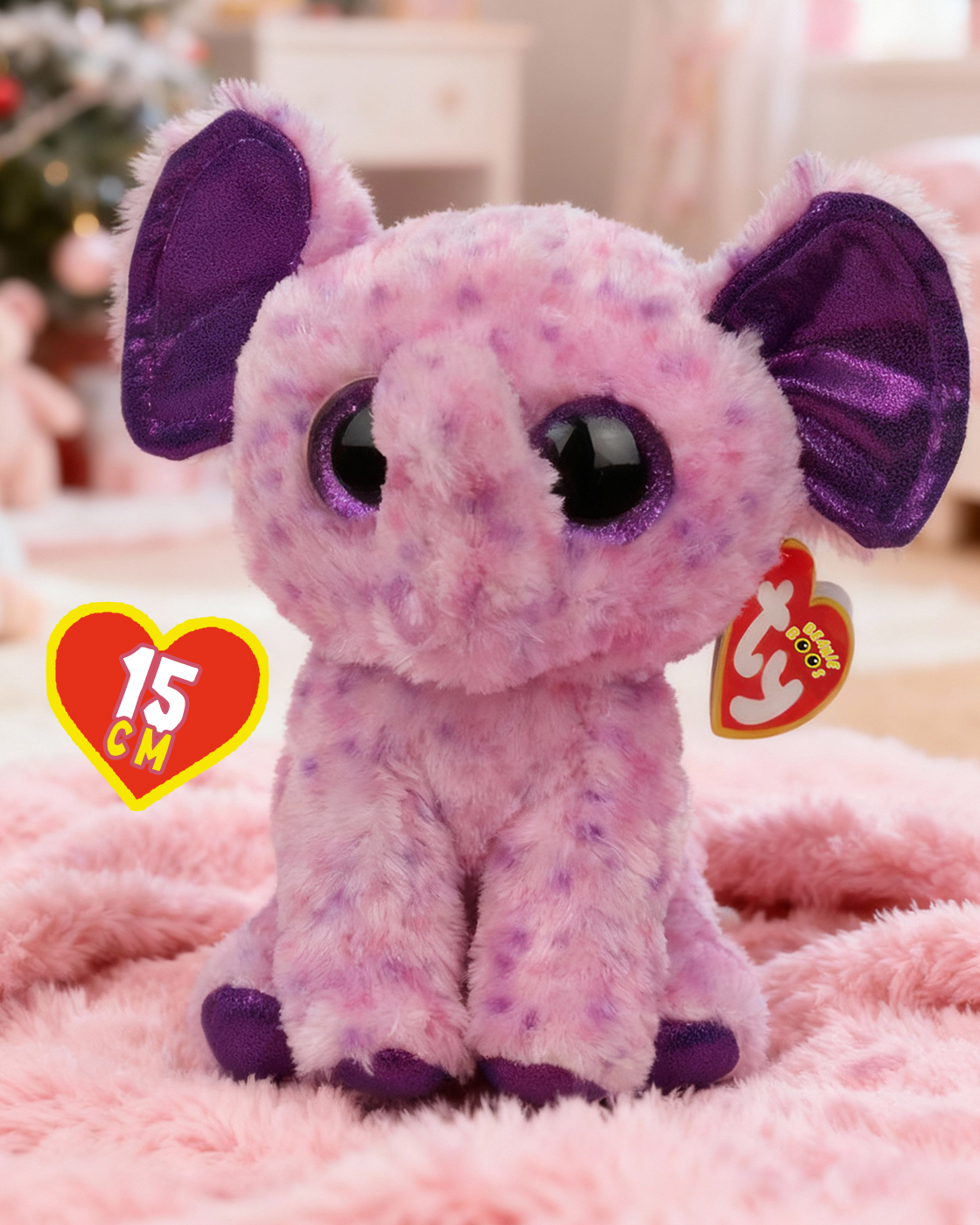 Мягкая игрушка TY слон - фото 1