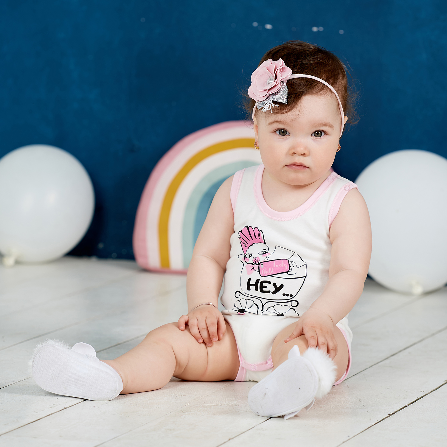 Боди Lucky Child 34-29/роз/0-2 - фото 1