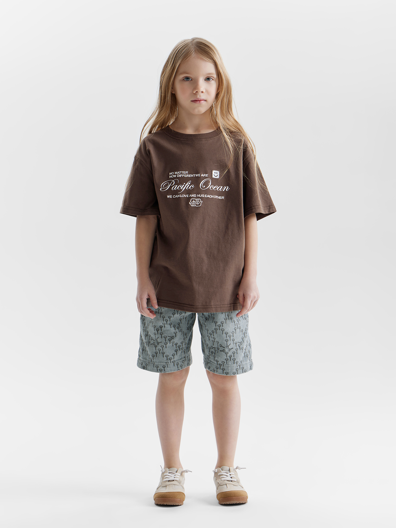 Футболка Happy Baby 88297-0_dark brown (text) - фото 6