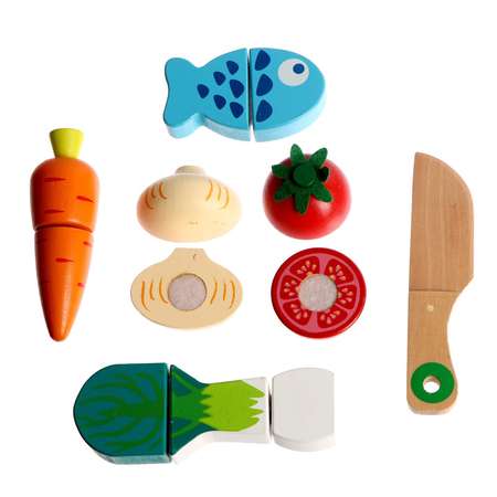 Игровой набор Sima-Land продукты, прилавок, касса, тележки и корзинки