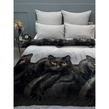 Покрывало PAVLine Черный котик 200 x 220 см