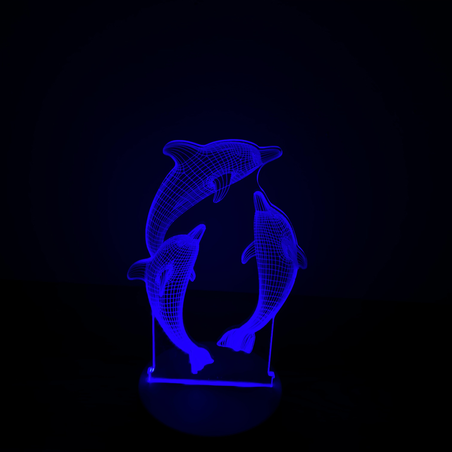 Светильник MINI-TOYS Стая дельфинов LED RGB - фото 3