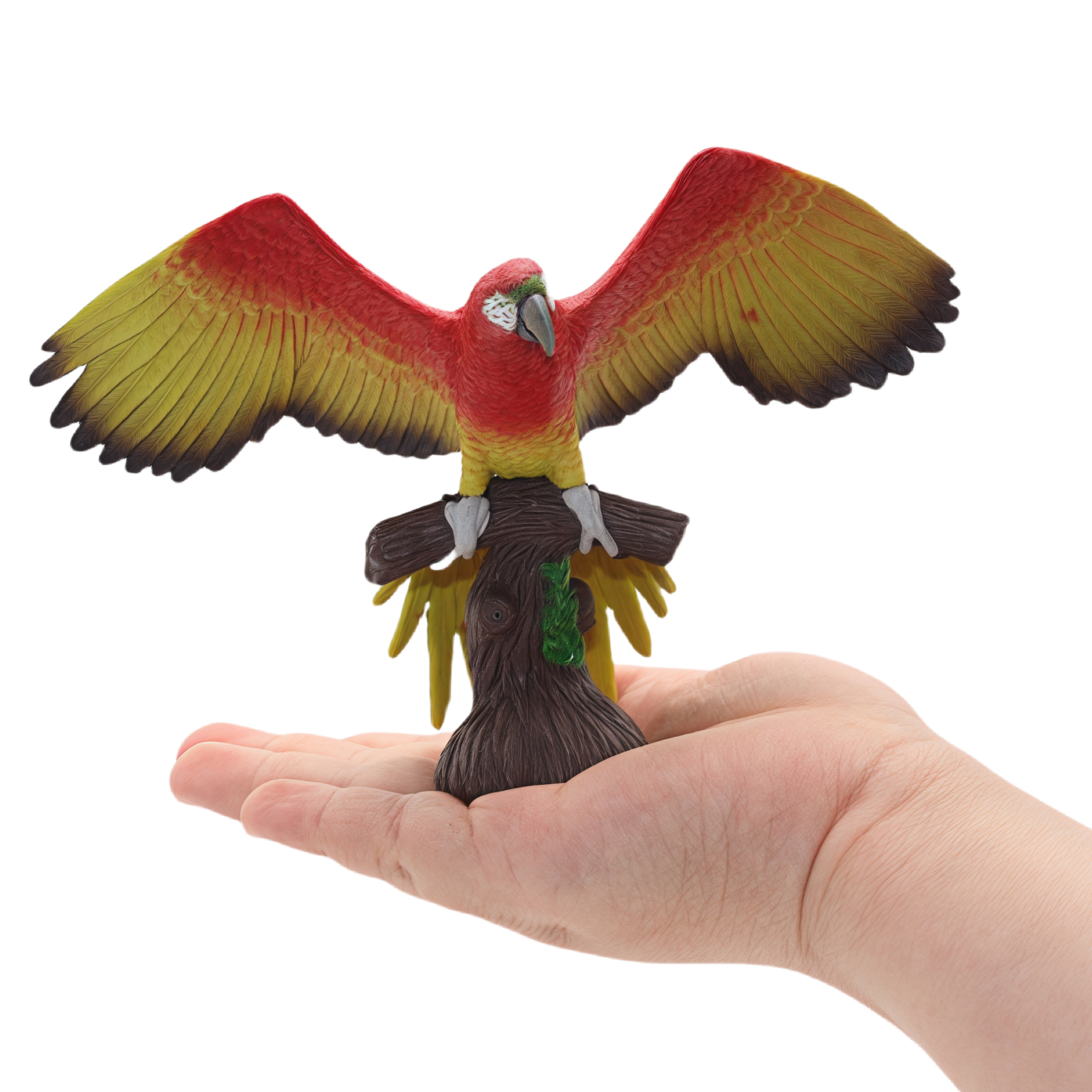 Фигурка Детское Время Попугай Ара сидит на ветке - фото 3