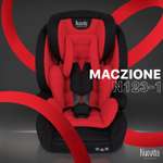 Автокресло Nuovita Maczione N123-1 1/2/3 (9-36 кг) красный