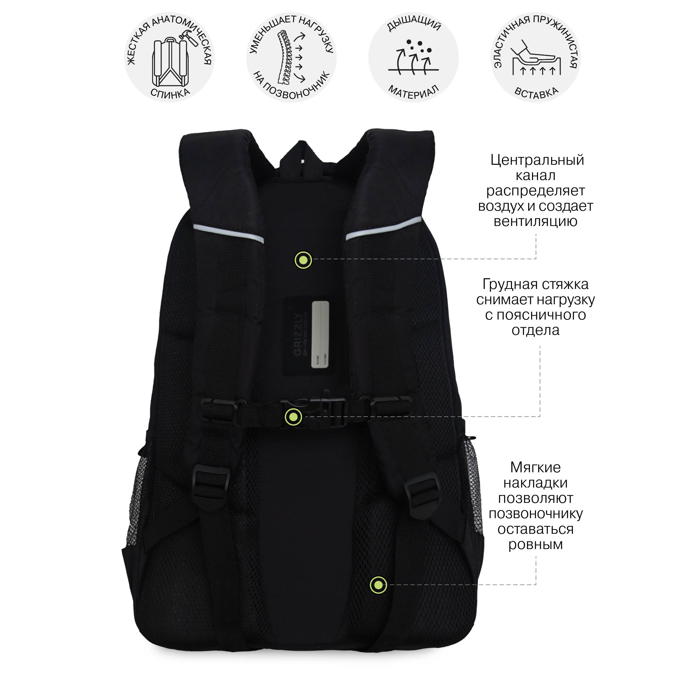 Рюкзак Grizzly - фото 8