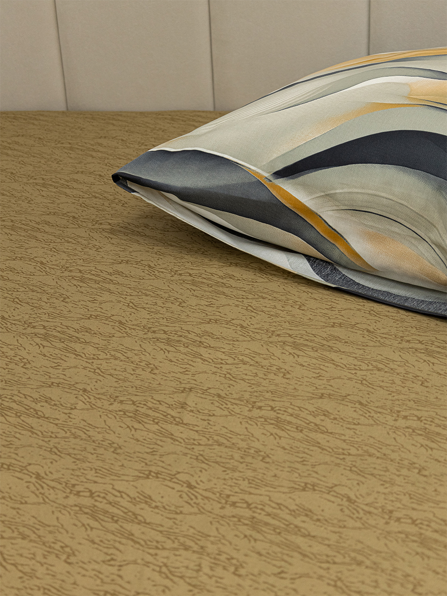 Комплект постельного белья для SNOFF сатин Брайн полутораспальный 4 предм. - фото 4