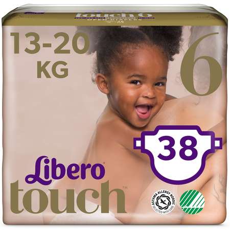 Подгузники Libero 6 (13-20 кг) 38 шт.