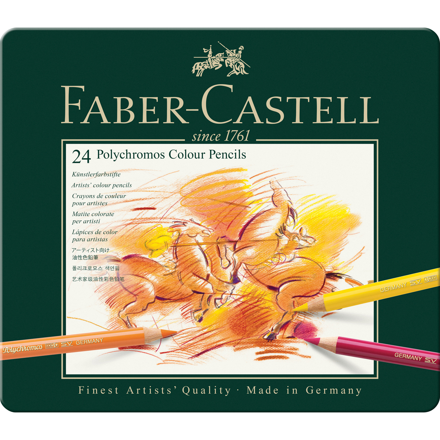 Карандаши цветные Faber Castell 24 шт. - фото 1