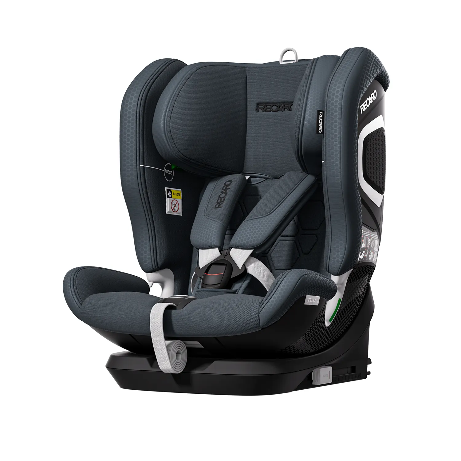 Автокресло Recaro Velix 1 Isofix 1/2/3 (9-36 кг) серый - фото 2