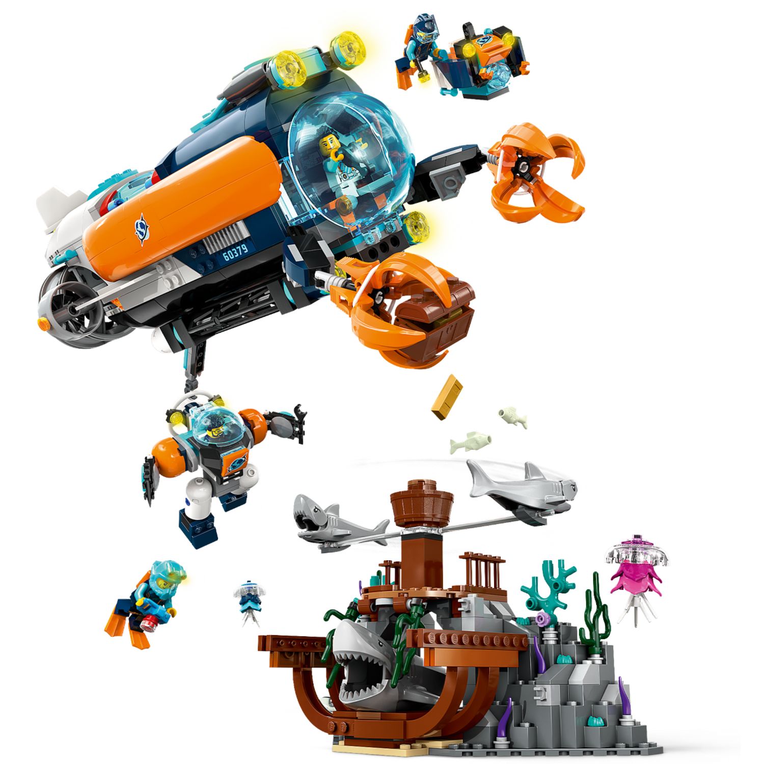 Конструктор LEGO City Deep-Sea Explorer Submarine - фото 3