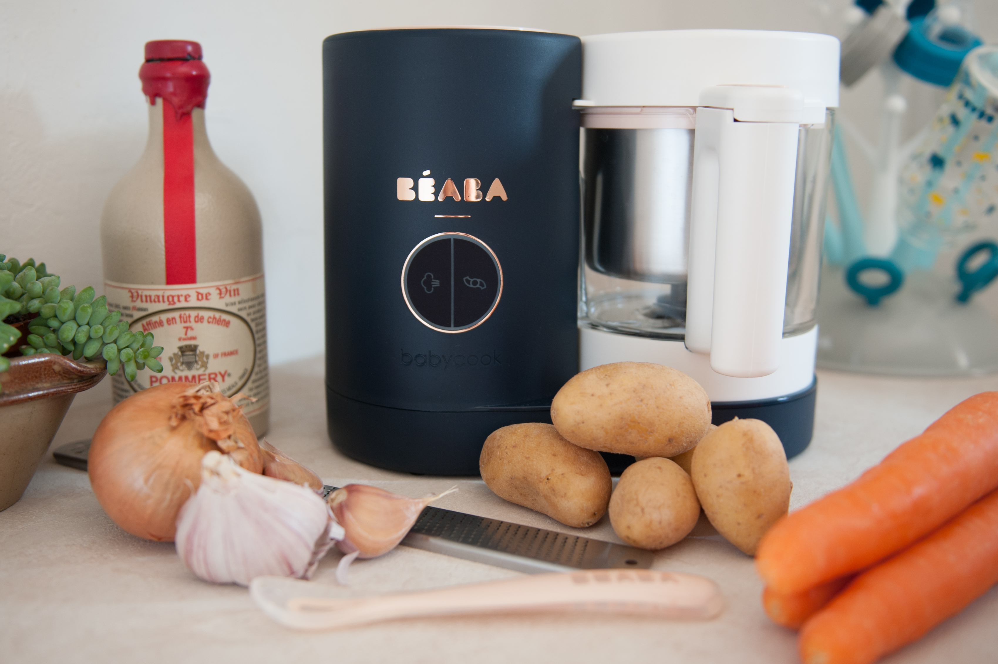 Пароварка блендер Babycook Neo BEABA темно-синий - фото 6