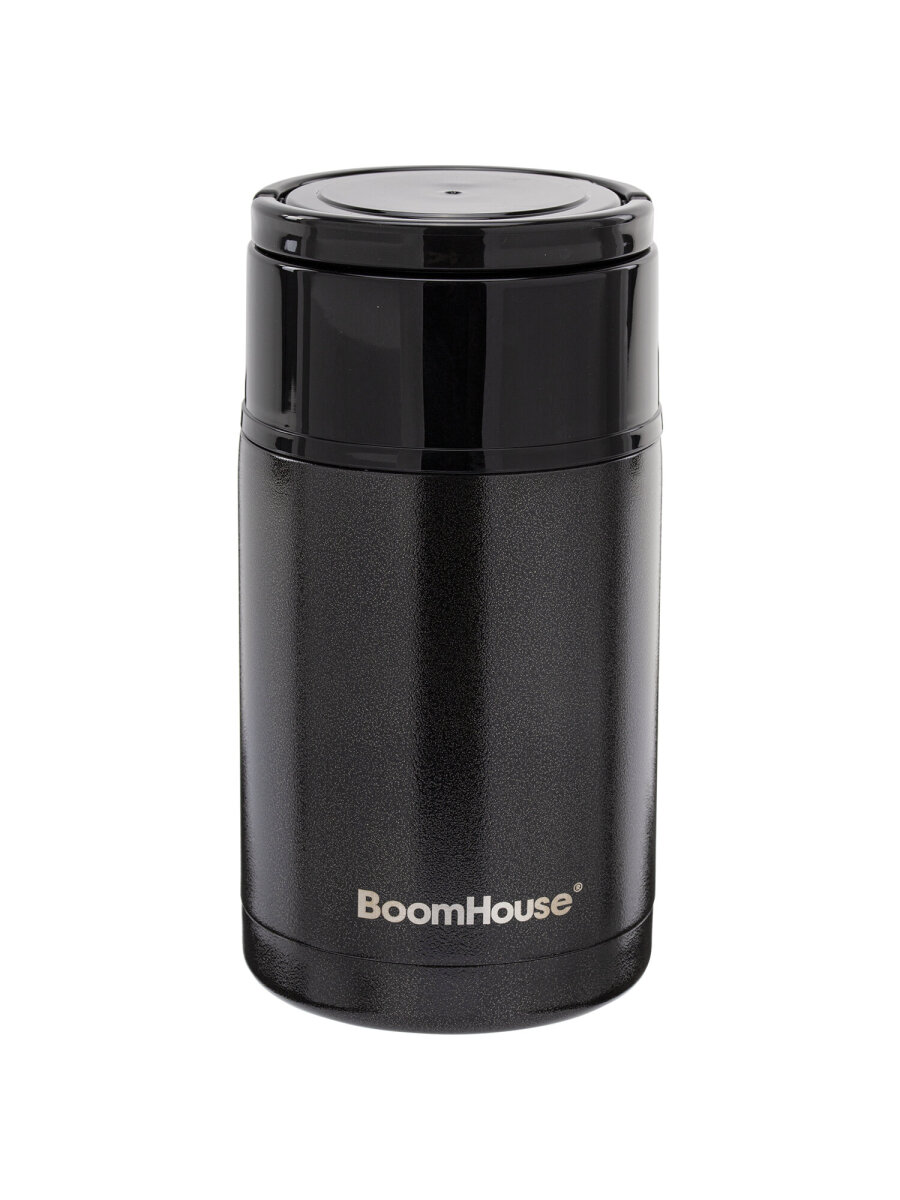Термос BoomHouse для чая кофе еды 1 литр с широким горлом и ручкой походный - фото 4