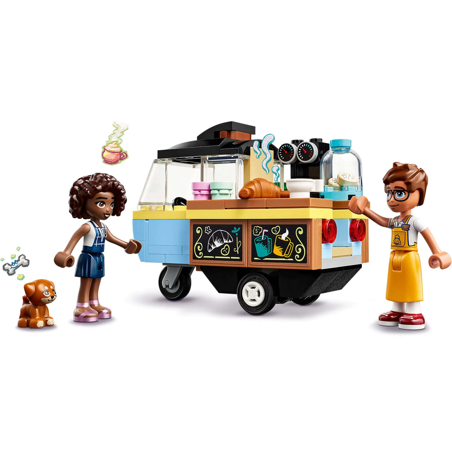 Конструктор LEGO Friends Мобильная тележка-пекарня блочный - фото 5