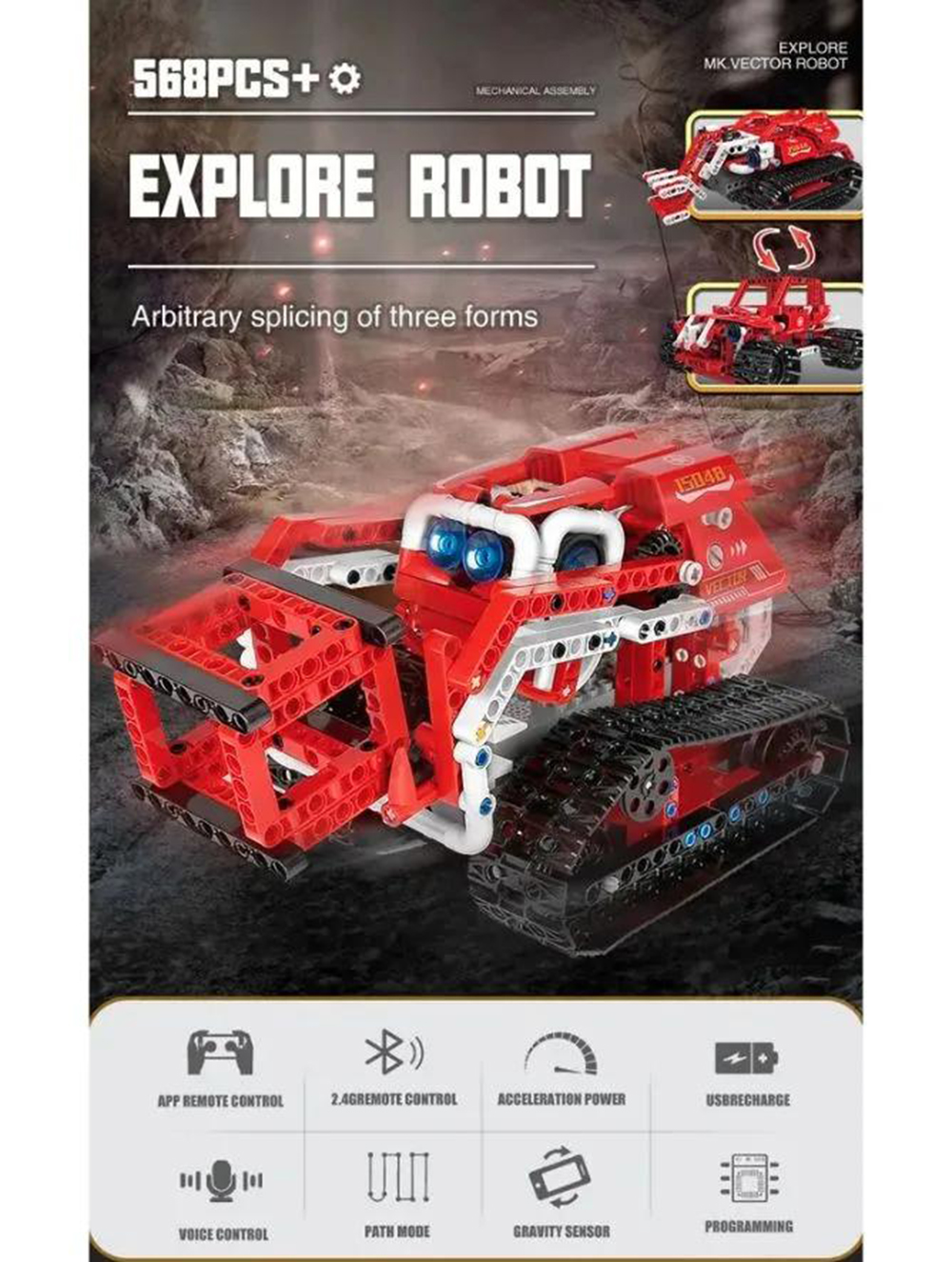 Конструктор Mould King Робот исследовательский - фото 13