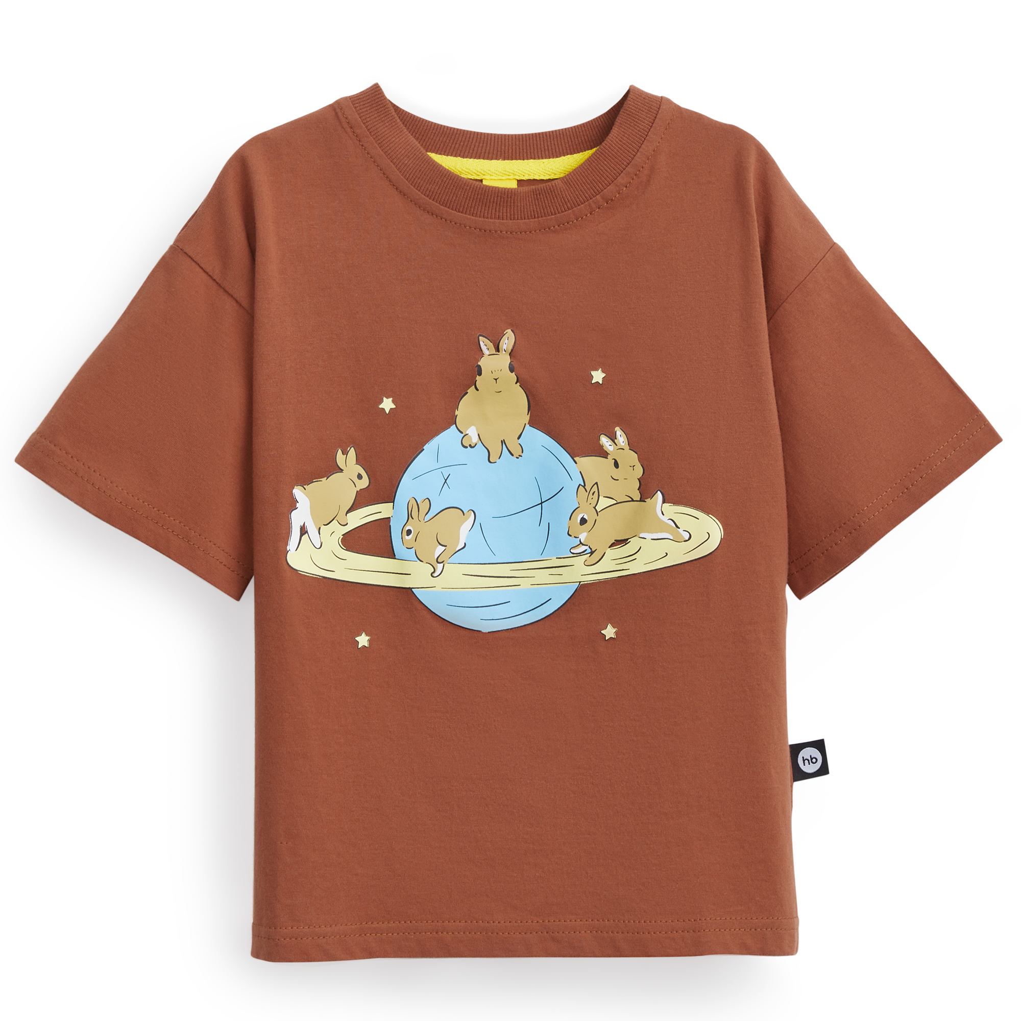 Футболка Happy Baby 88501_brown(planet) - фото 9
