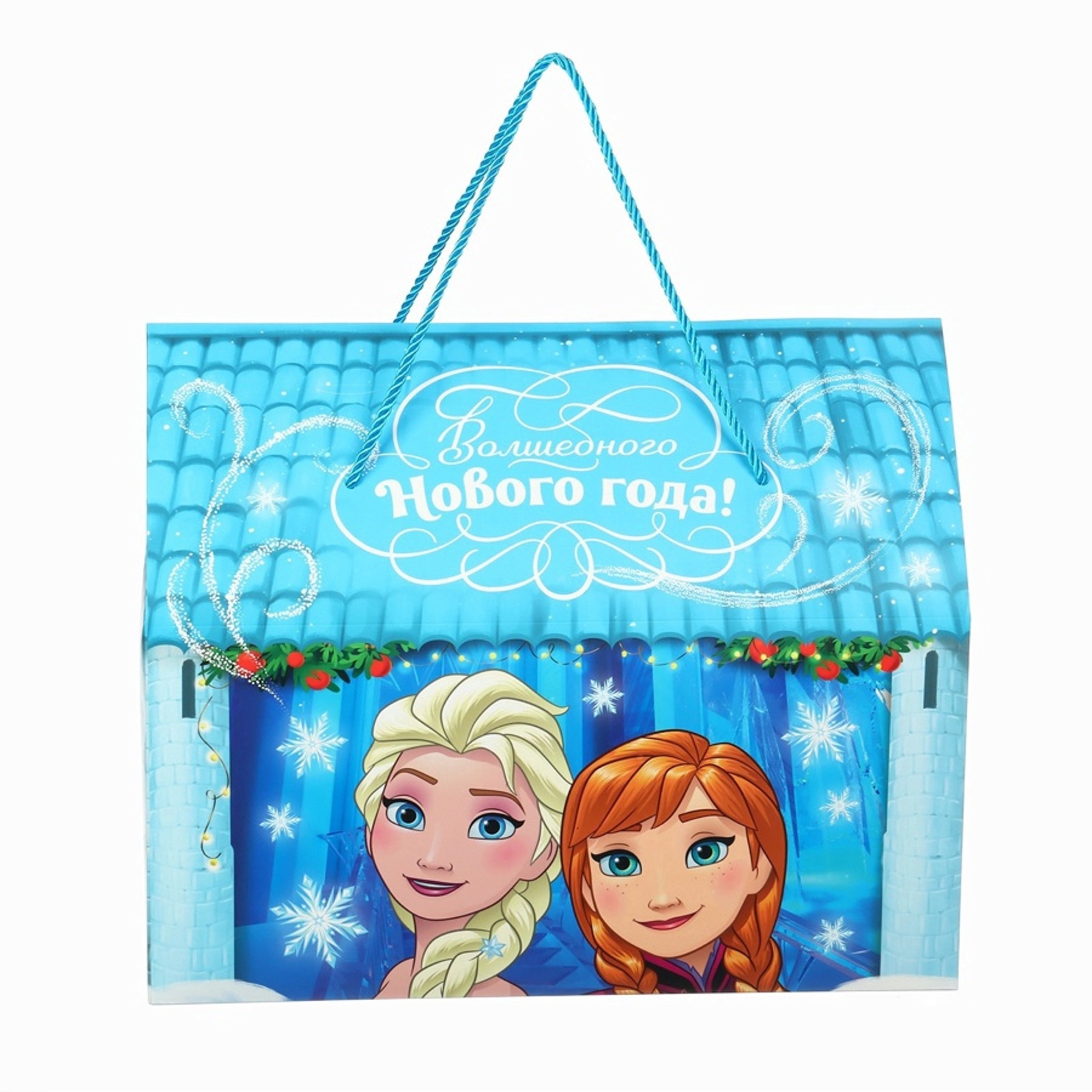 Пакет-коробка Дарите Счастье "Волшебного нового года", 37 х 33 х 20 см - фото 5