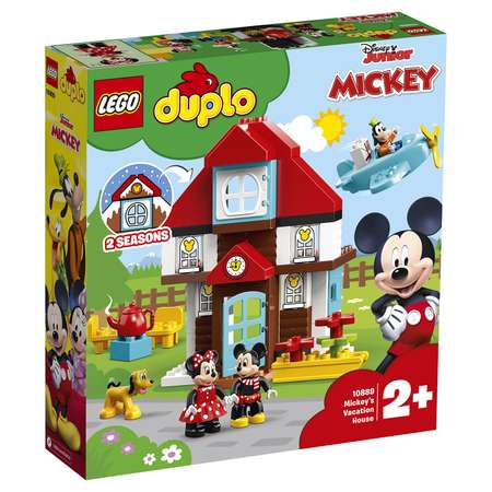 Конструктор LEGO DUPLO Летний домик Микки блочный
