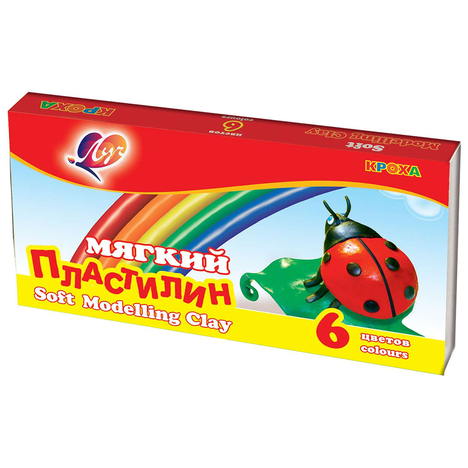 Пластилин Луч 6 цв. - фото 7