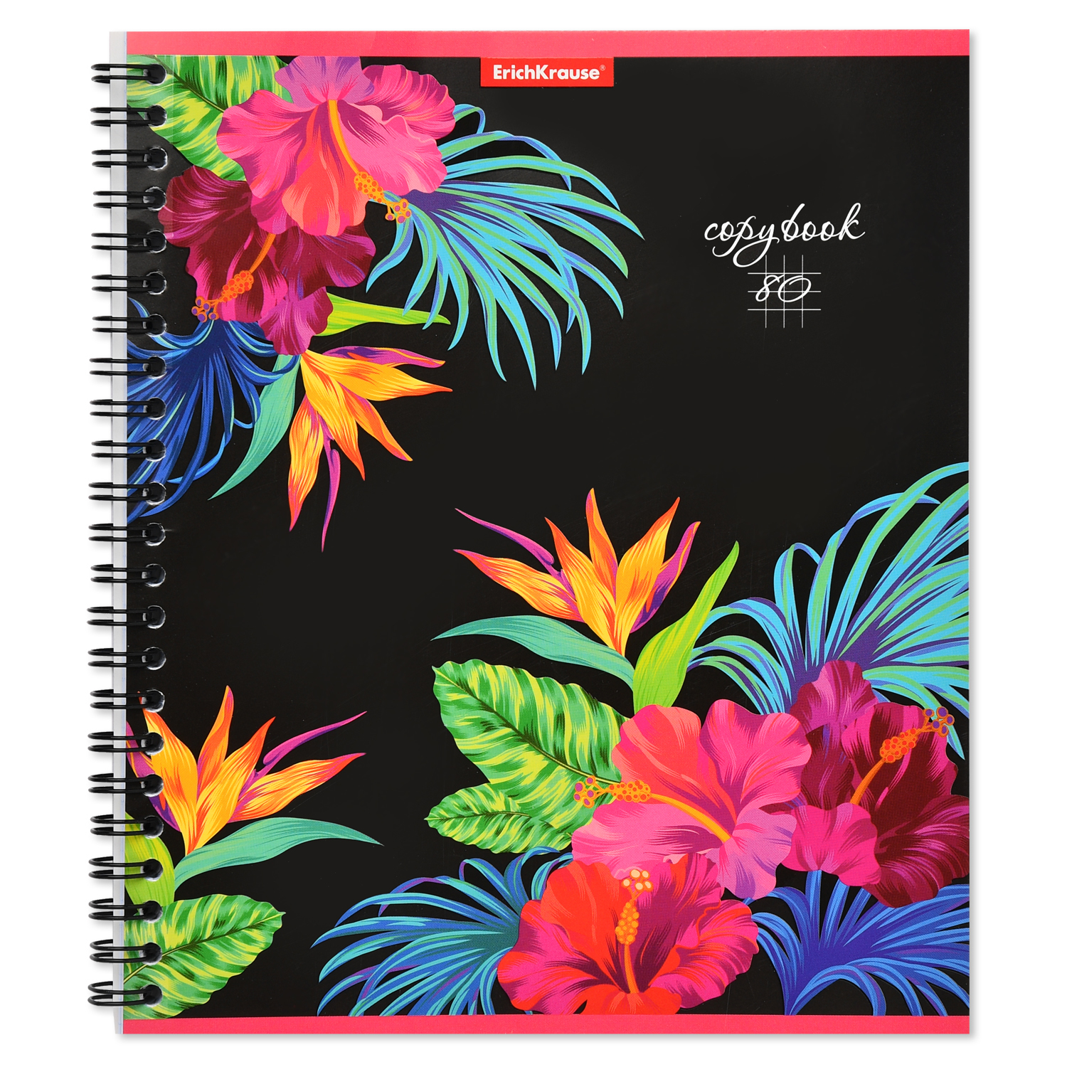 Общая тетрадь ErichKrause клетка 80 лист. в ассортименте - фото 3