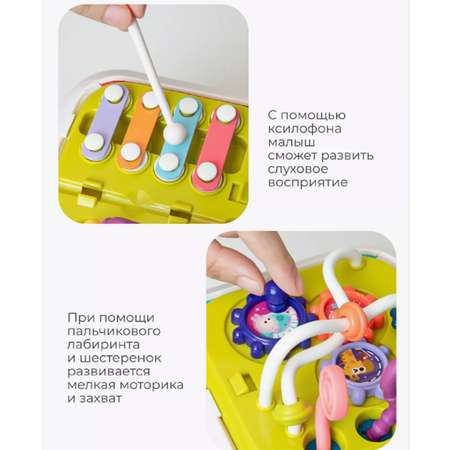 Игрушка ТОТОША сортер музыкальный куб Монтессори