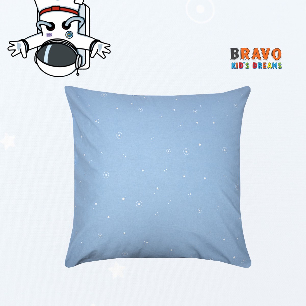 Наволочка BRAVO kids dreams 70х70 maps - фото 1
